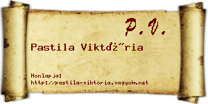 Pastila Viktória névjegykártya